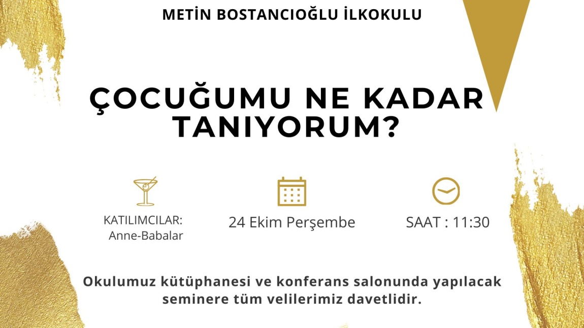 ÇOCUĞUMU NE KADAR TANIYORUM?